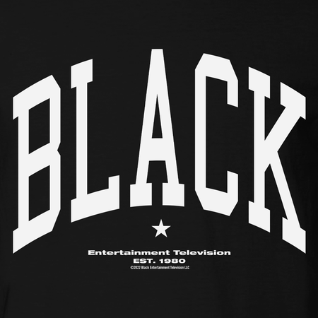 BET Black Collegiate Adult Short Sleeve T - Shirt - Paramount Shop