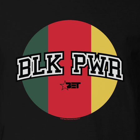BET BLK PWR Adult Short Sleeve T - Shirt - Paramount Shop