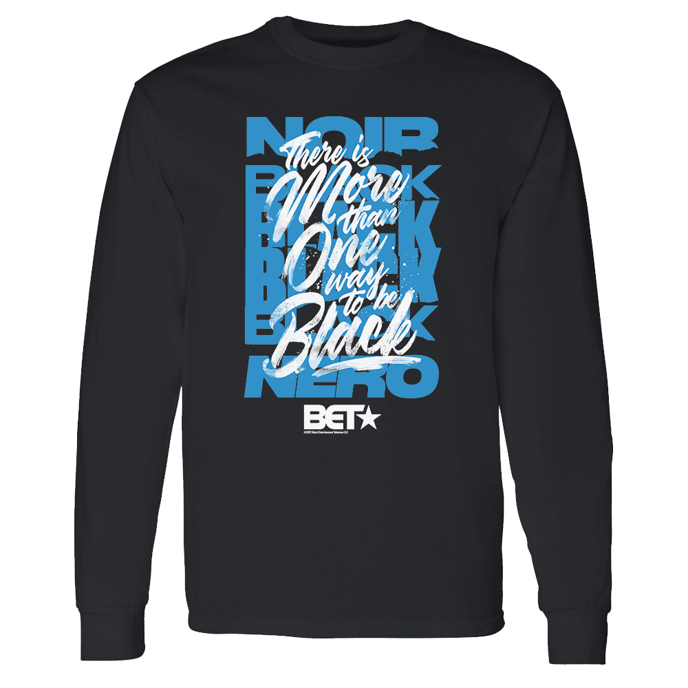 BET More Than One Way Adult Long Sleeve T - Shirt - Paramount Shop