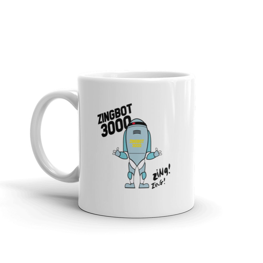 Big Brother Zingbot 3000 White Mug - Paramount Shop