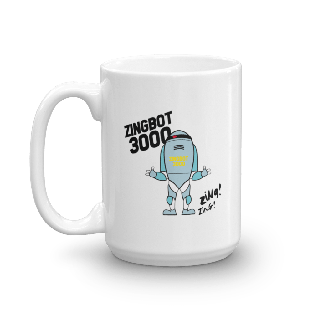 Big Brother Zingbot 3000 White Mug - Paramount Shop