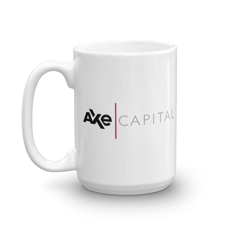 Billions Axe Capital Horizontal Logo Personalized 15 oz White Mug - Paramount Shop