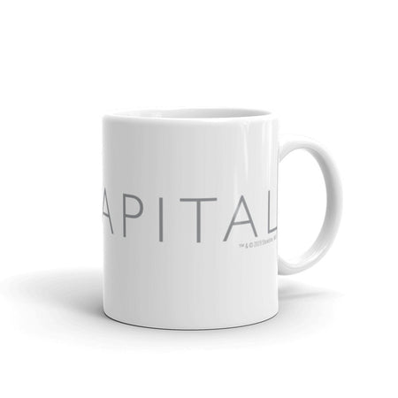 Billions Axe Capital Horizontal Logo White Mug - Paramount Shop