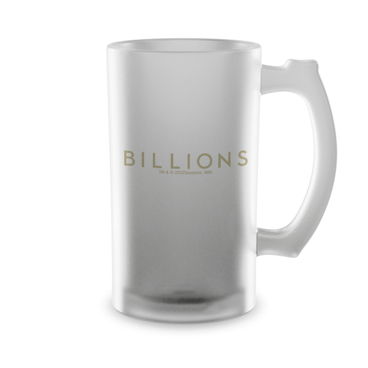 Billions Axe Capital Logo 16oz Frosted Beer Stein - Paramount Shop