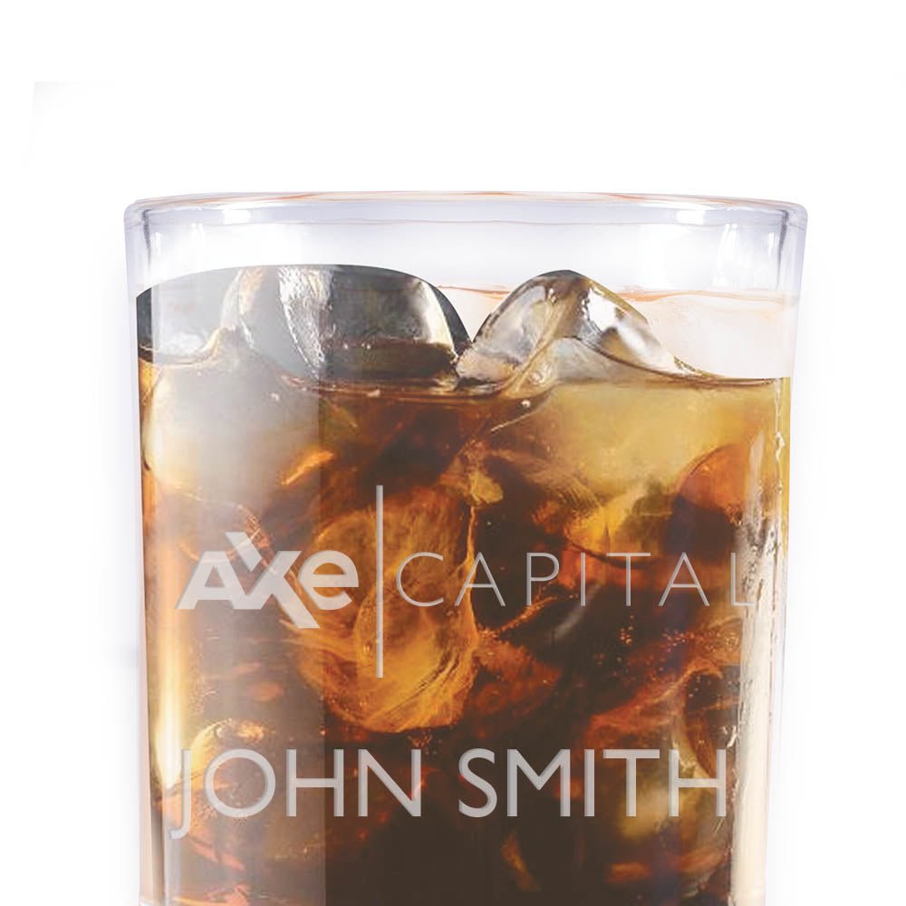 Billions Axe Capital Personalized Rocks Glass - Paramount Shop