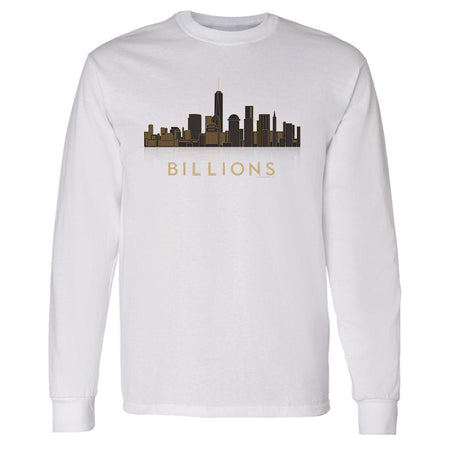 Billions Cityscape Adult Long Sleeve T - Shirt - Paramount Shop