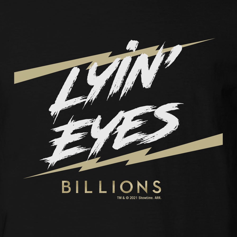 Billions Lyin' Eyes Adult Short Sleeve T - Shirt - Paramount Shop