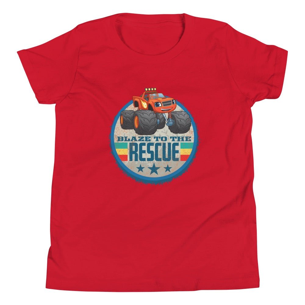 Blaze & The Monster Machines Blaze Rescue Kids T - Shirt - Paramount Shop