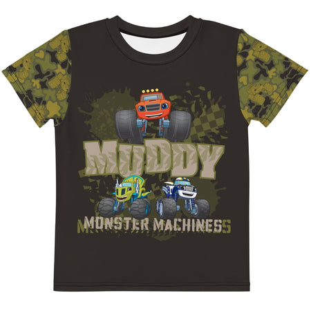 Blaze & The Monster Machines Muddy Monster Machine Kids T - Shirt - Paramount Shop