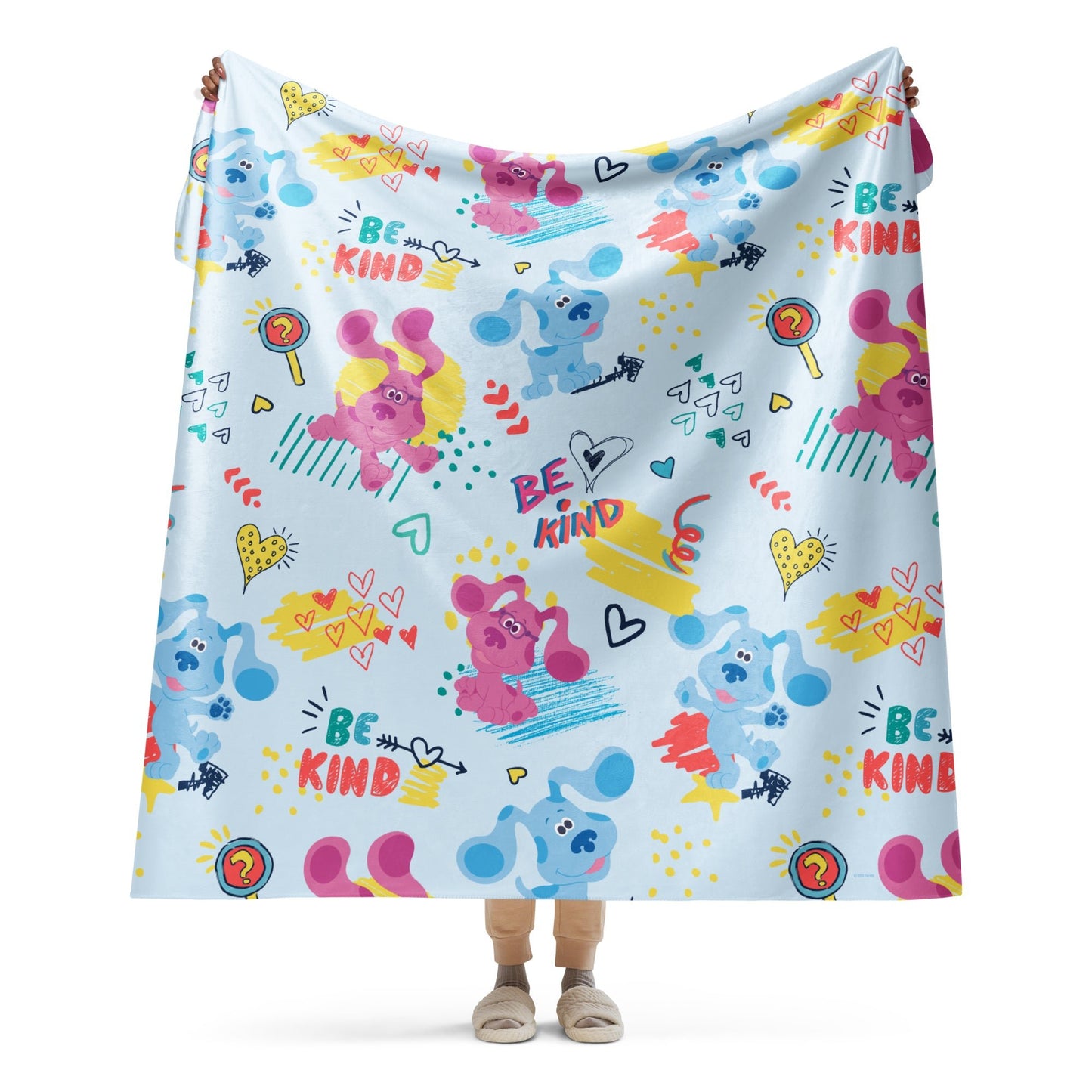 Blue's Clues Be Kind Sherpa Blanket - Paramount Shop