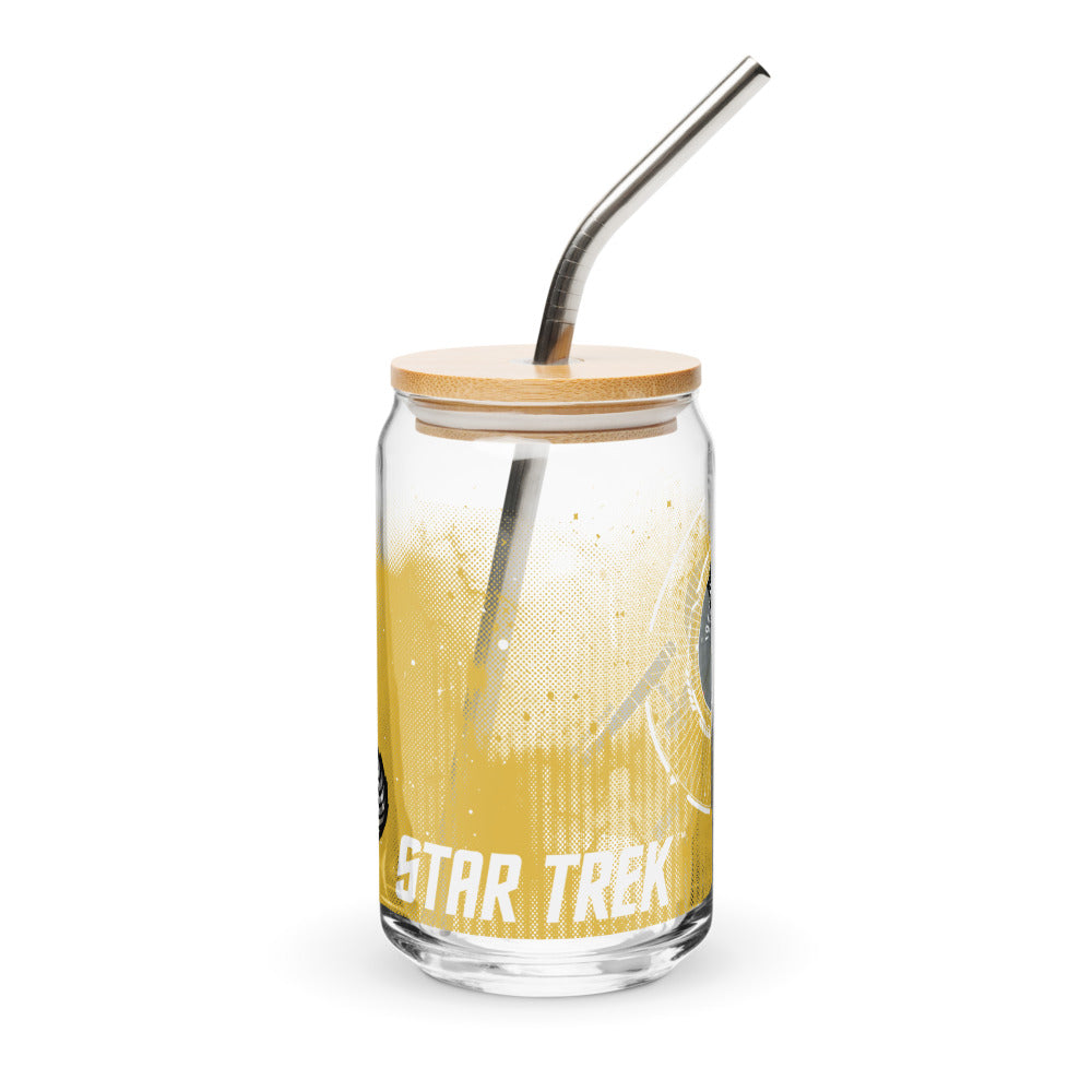 Star Trek: The Original Series Enterprise Can Shaped Glass