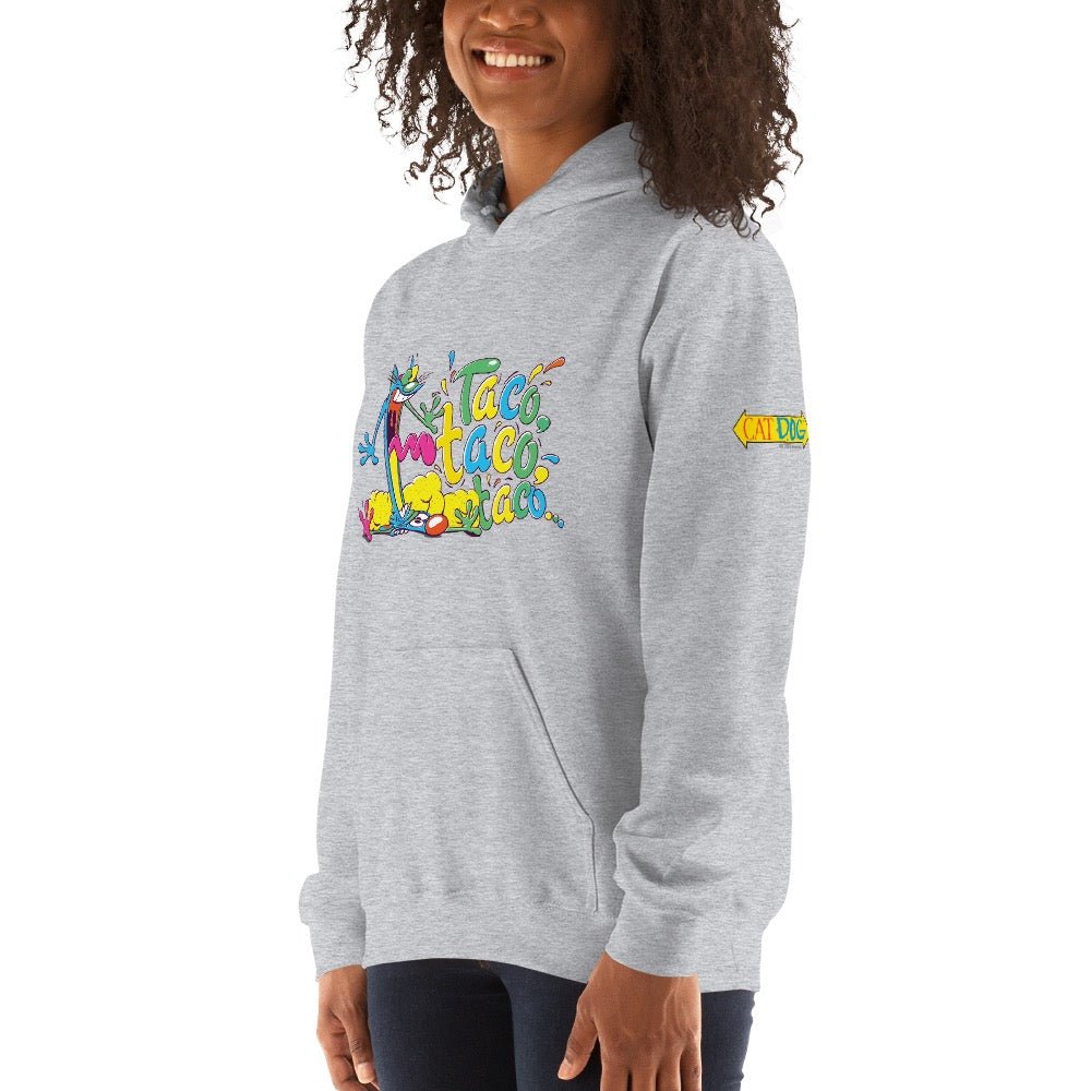 CatDog Taco Taco Taco Adult Hooded Sweatshirt - Paramount Shop