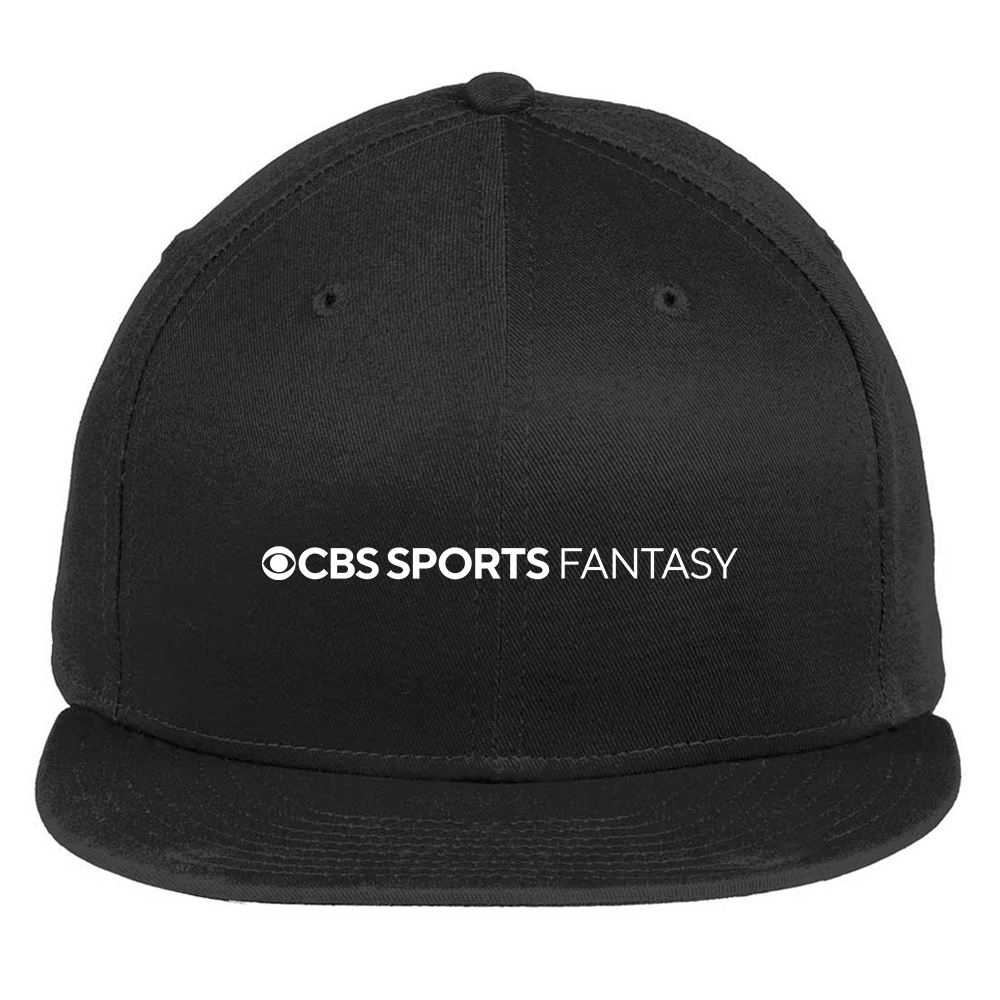 CBS Sports Fantasy Logo Embroidered Flat Bill Hat - Paramount Shop