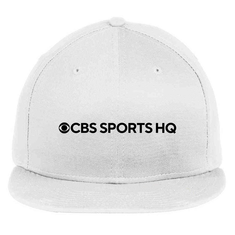 CBS Sports HQ Logo Embroidered Flat Bill Hat - Paramount Shop