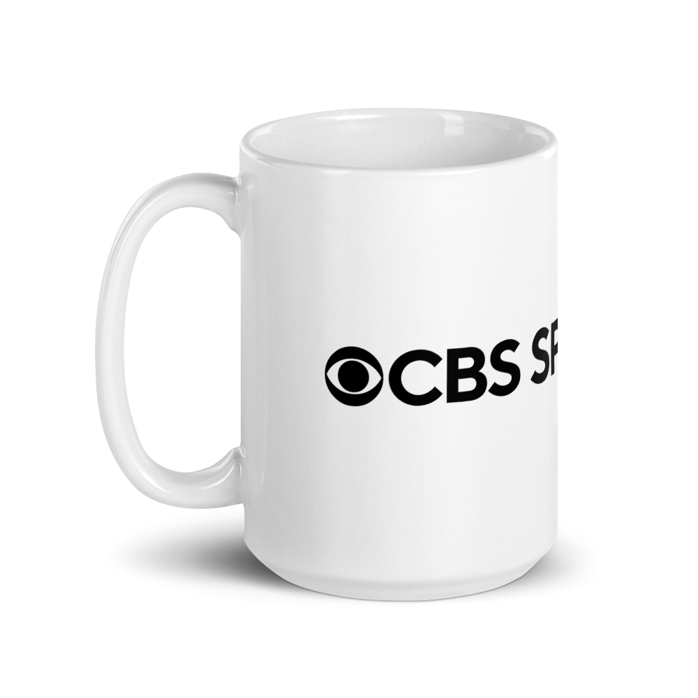 CBS Sports HQ Logo White Mug - Paramount Shop