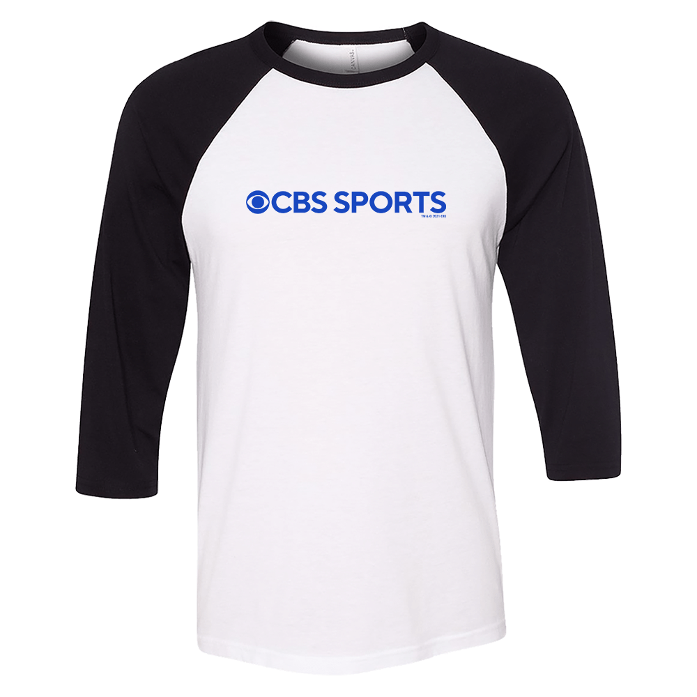 CBS Sports Logo 3/4 Sleeve Baseball T - Shirt - Paramount Shop