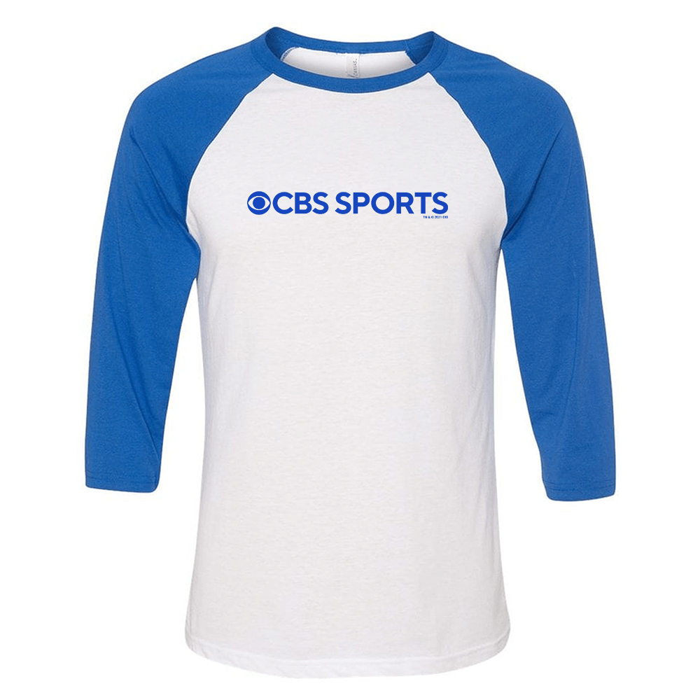 CBS Sports Logo 3/4 Sleeve Baseball T - Shirt - Paramount Shop