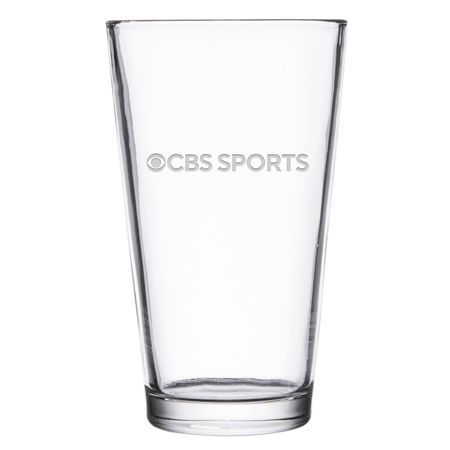 CBS Sports Logo Laser Engraved Pint Glass - Paramount Shop