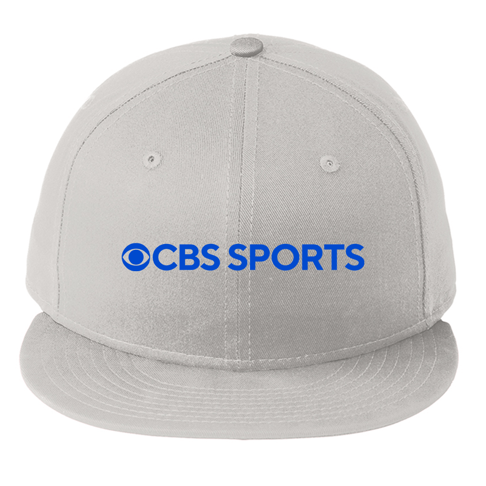 CBS Sports Logo LOGO Embroidered Flat Bill Hat - Paramount Shop