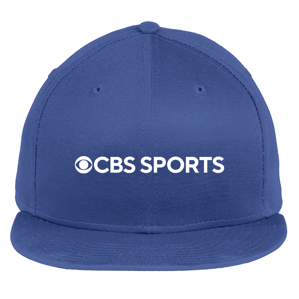 CBS Sports Logo LOGO Embroidered Flat Bill Hat - Paramount Shop