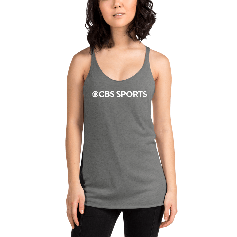 CBS Sports Logo Women's Tri - Blend Racerback Tank Top - Paramount Shop