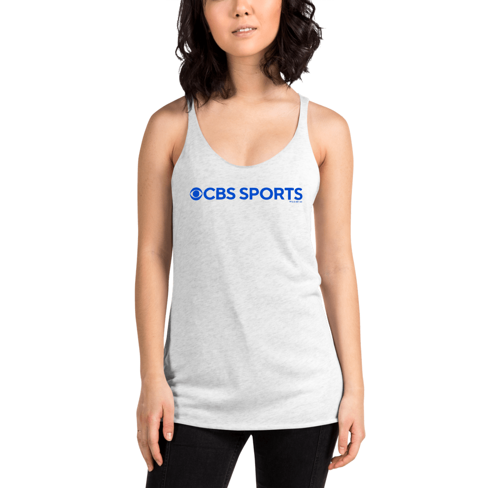 CBS Sports Logo Women's Tri - Blend Racerback Tank Top - Paramount Shop