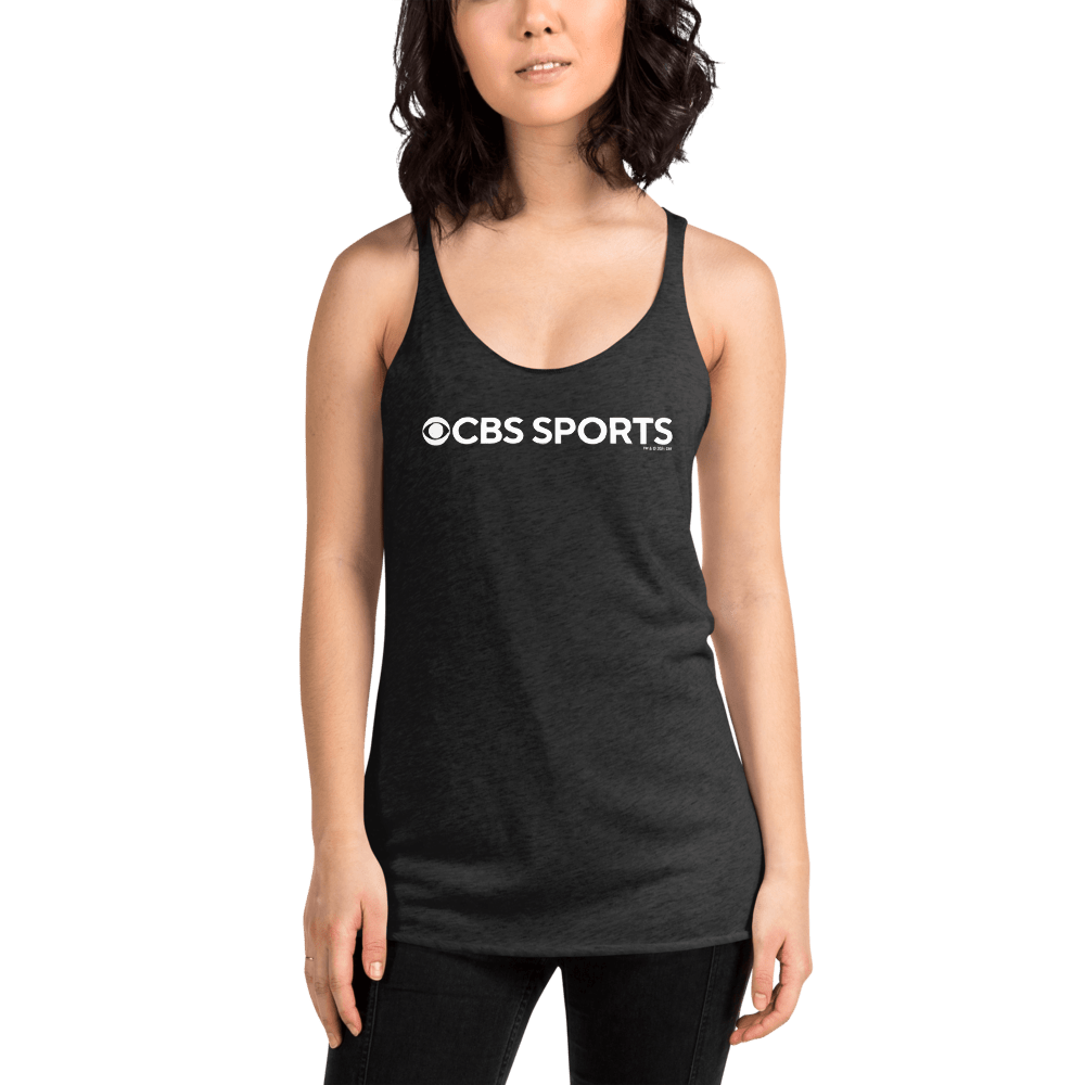 CBS Sports Logo Women's Tri - Blend Racerback Tank Top - Paramount Shop