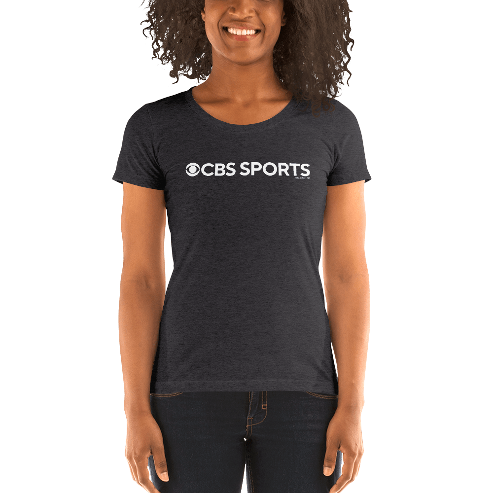 CBS Sports Logo Women's Tri - Blend Short Sleeve T - Shirt - Paramount Shop