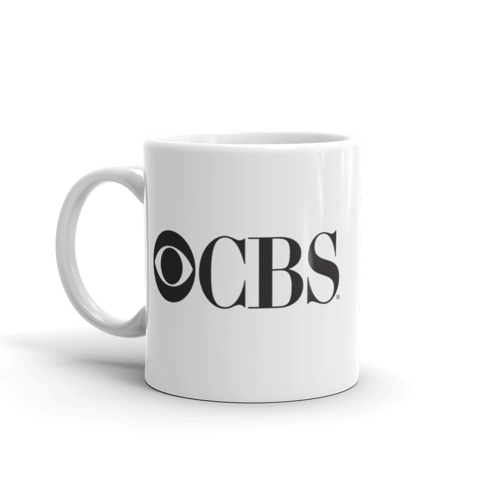 CBS Vintage Logo White Mug - Paramount Shop