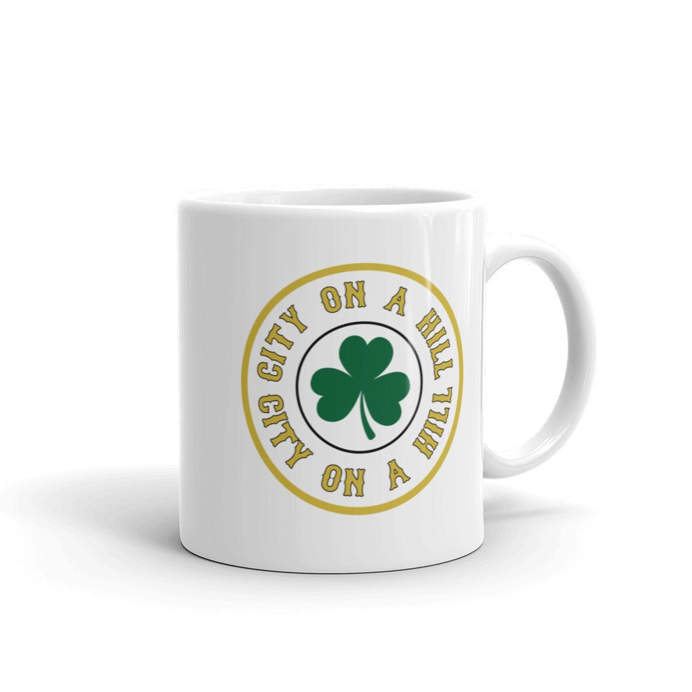 City on a Hill Shamrock White Mug - Paramount Shop