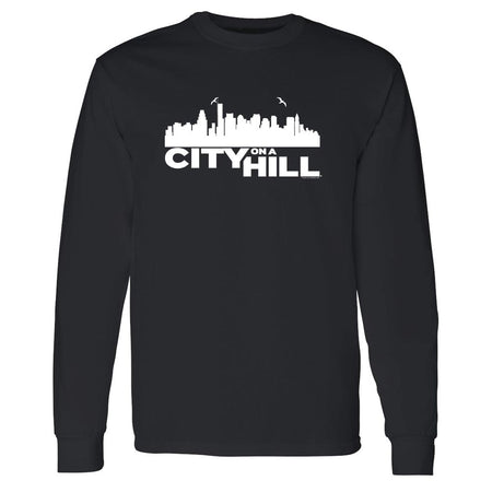 City on a Hill Skyline Adult Long Sleeve T - Shirt - Paramount Shop