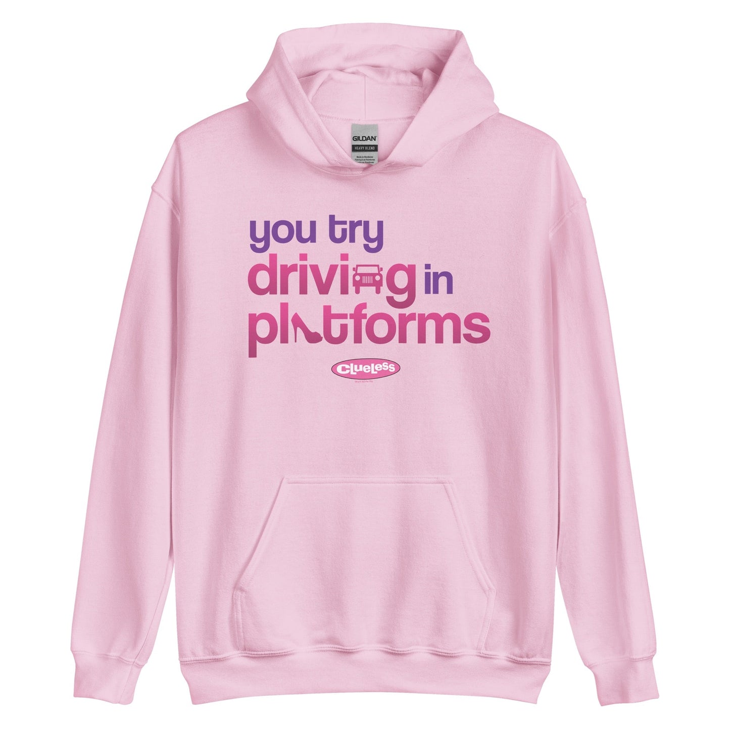 Clueless Driving In Platforms Hooded Sweatshirt - Paramount Shop