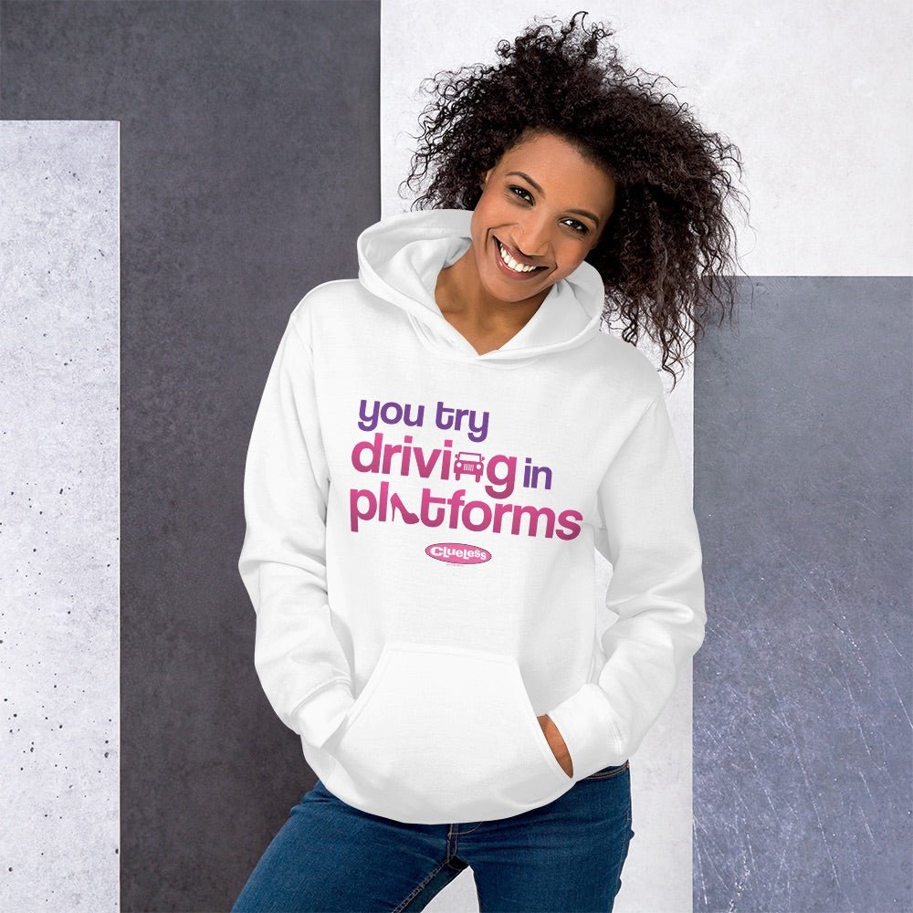 Clueless Driving In Platforms Hooded Sweatshirt - Paramount Shop