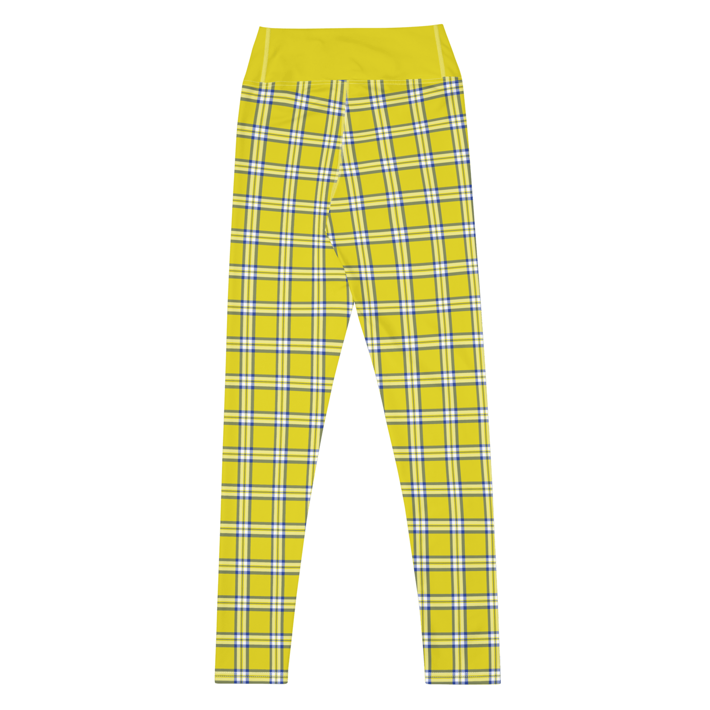 Clueless Yellow Plaid High - Waisted Leggings - Paramount Shop