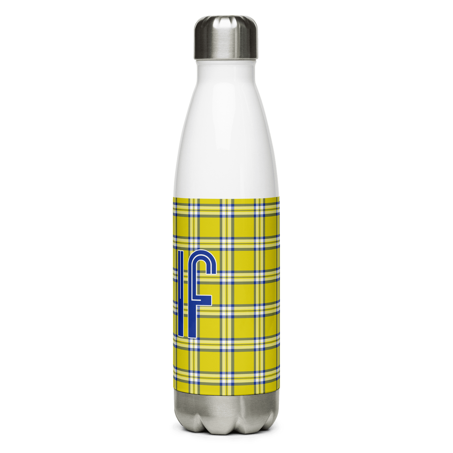 Clueless Yellow Plaid Stainless Steel Water Bottle - Paramount Shop