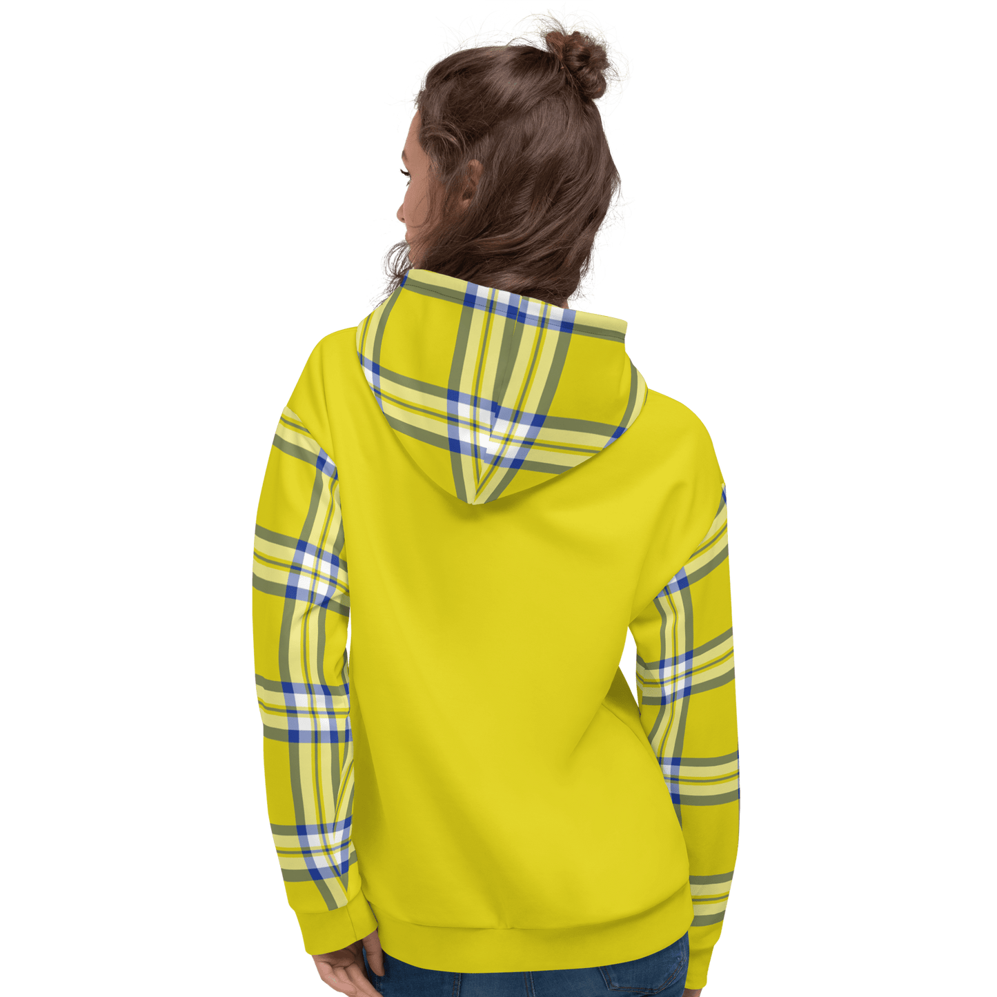 Clueless Yellow Plaid Unisex Hooded Sweatshirt - Paramount Shop