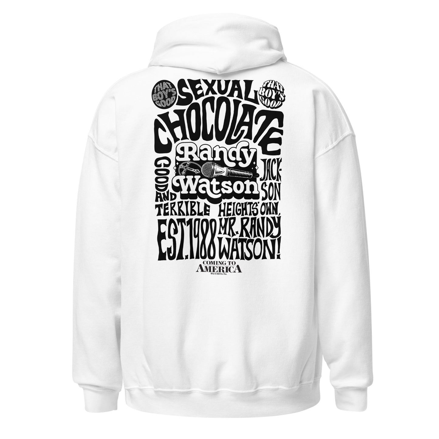 Coming To America Randy Watson Hooded Sweatshirt - Paramount Shop