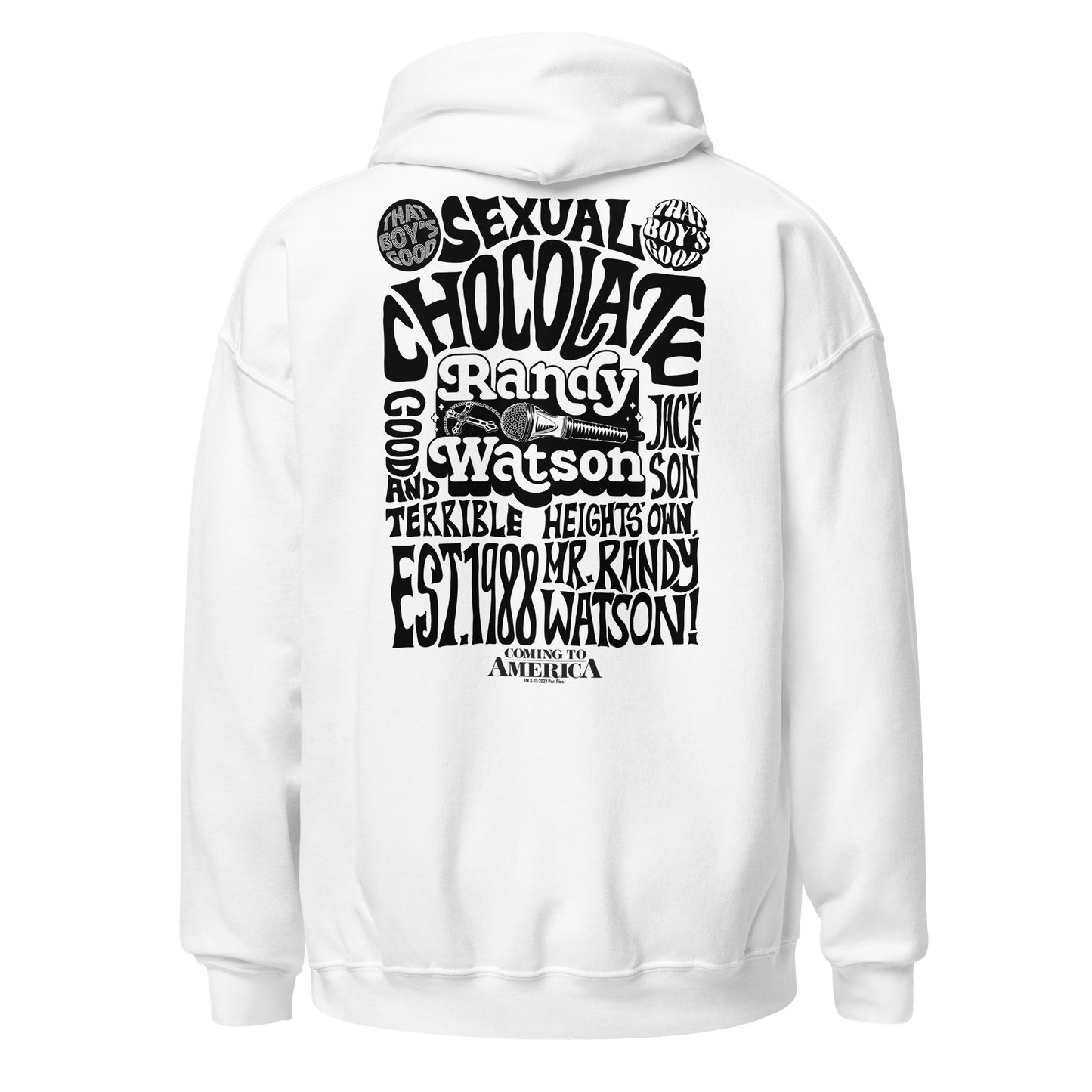 Coming To America Randy Watson Hooded Sweatshirt - Paramount Shop