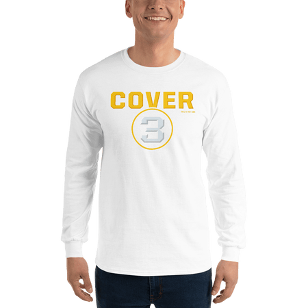 Cover 3 Logo Adult Long Sleeve T - Shirt - Paramount Shop