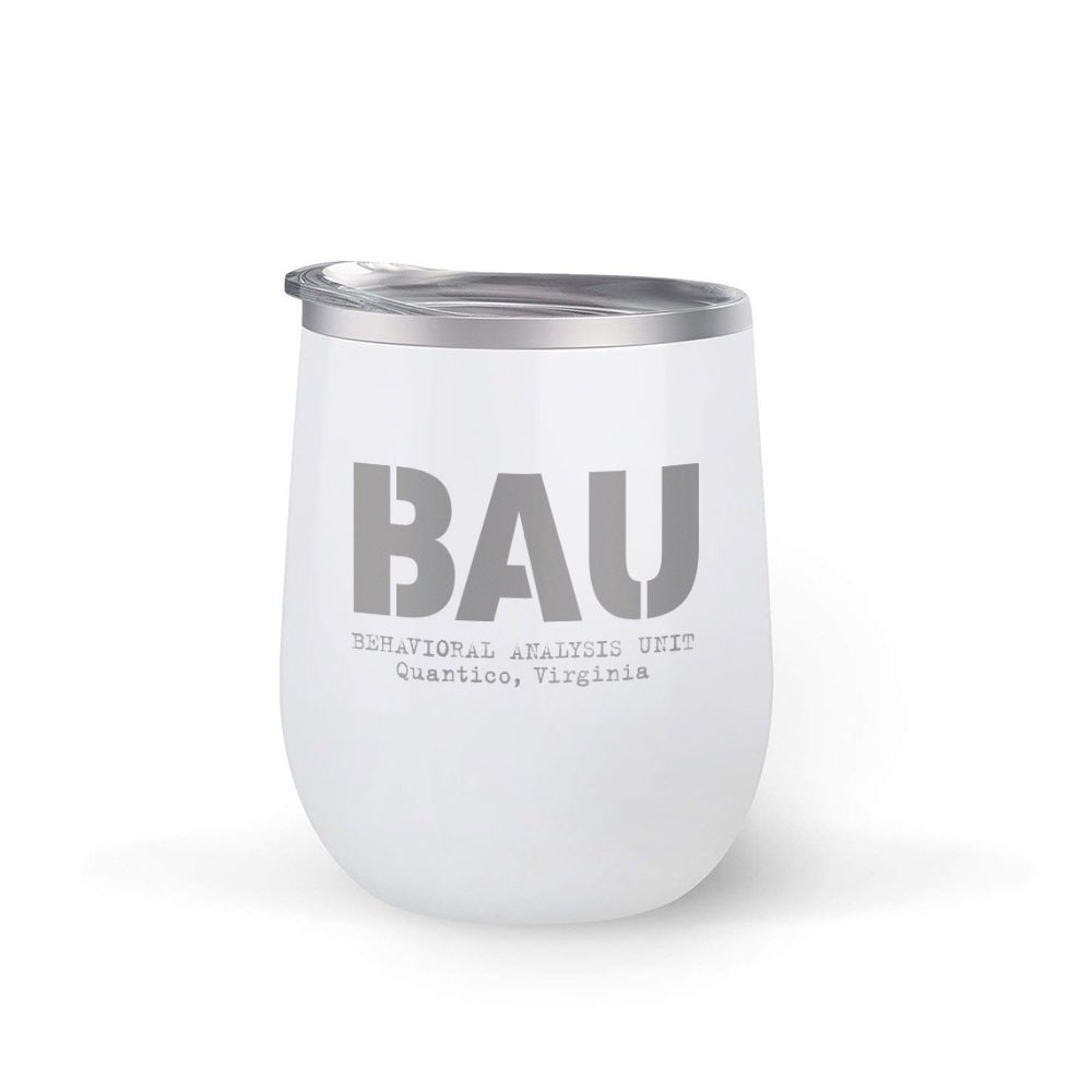 Criminal Minds BAU 12 oz Wine Tumbler - Paramount Shop