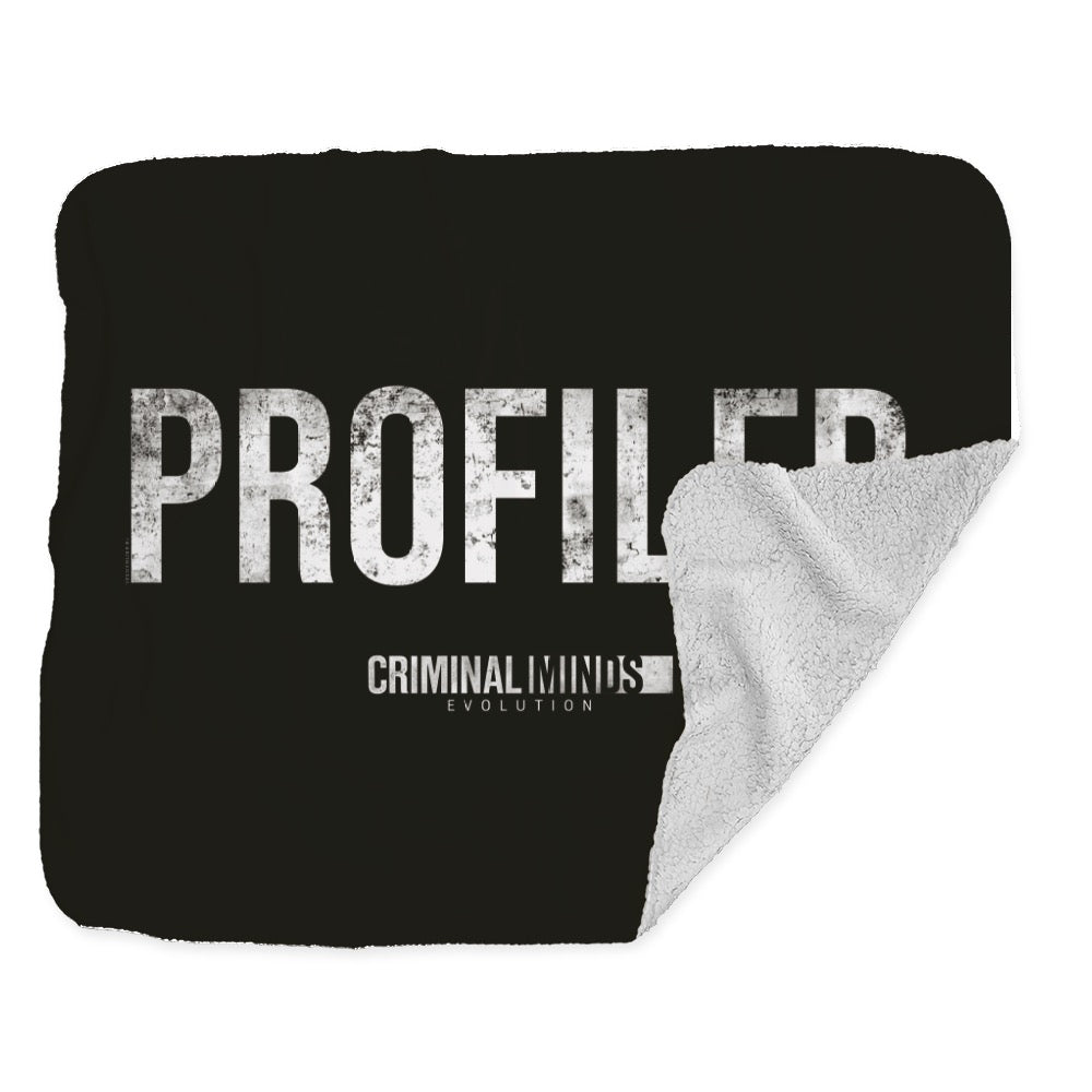 Criminal Minds: Evolution Profiler Sherpa Blanket - Paramount Shop