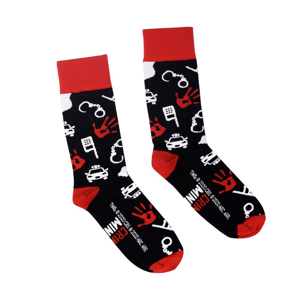 Criminal Minds Icon Mash Up Socks - Paramount Shop