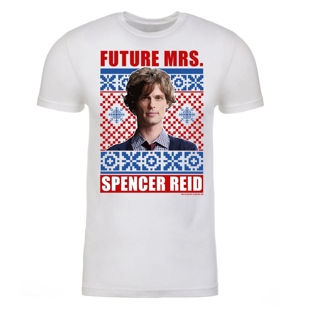 Criminal Minds Mrs. Spencer Reid Holiday Adult Short Sleeve T - Shirt - Paramount Shop