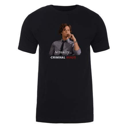 Criminal Minds Spencer Reid Actually... Adult Short Sleeve T - Shirt 2 - Paramount Shop