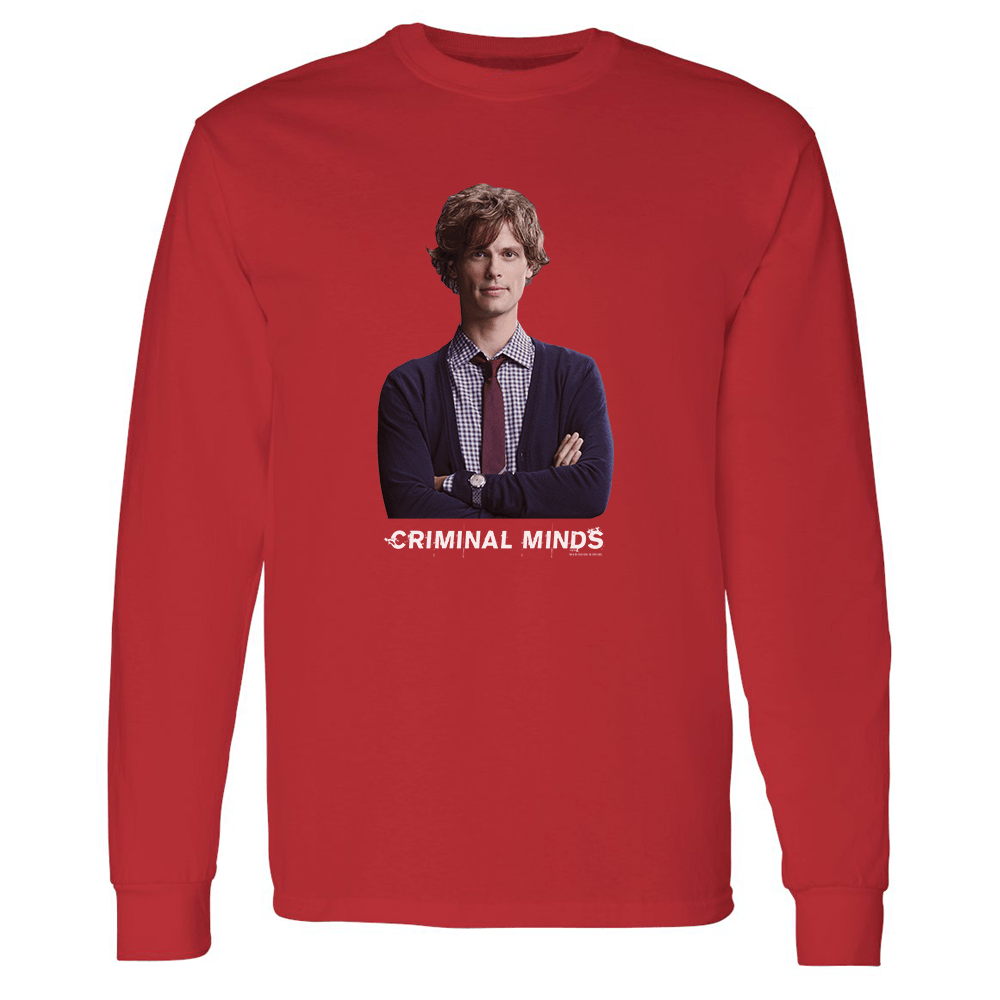 Criminal Minds Spencer Reid Adult Long Sleeve T - Shirt - Paramount Shop