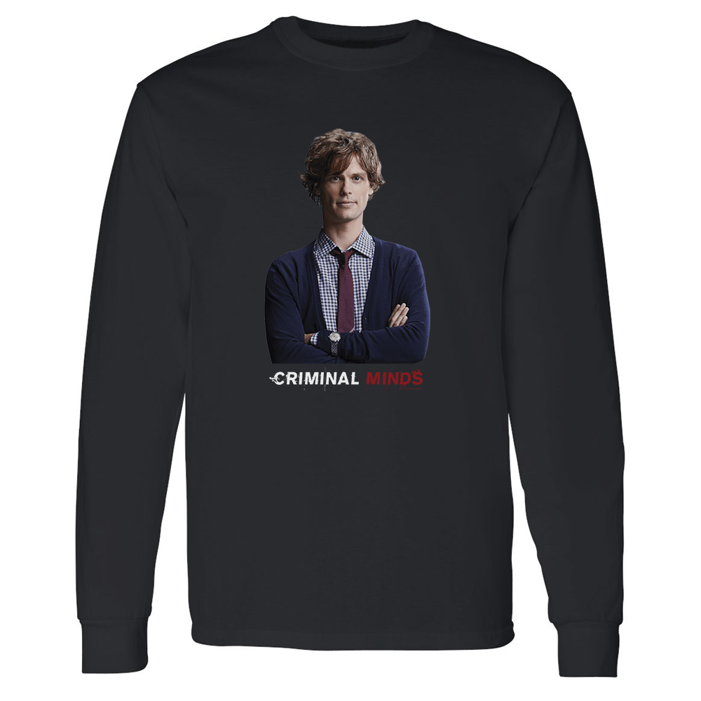 Criminal Minds Spencer Reid Adult Long Sleeve T - Shirt - Paramount Shop