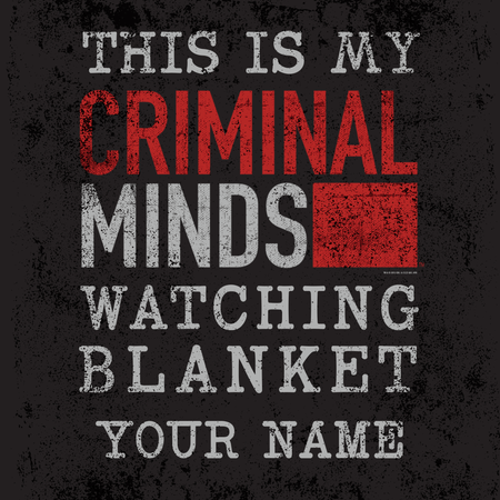 Criminal Minds Watching Personalized Sherpa Blanket - Paramount Shop