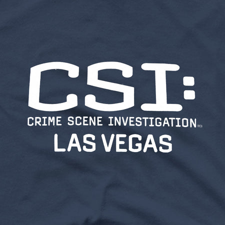 CSI: Crime Scene Investigation Left Chest Logo Adult Short Sleeve T - Shirt - Paramount Shop