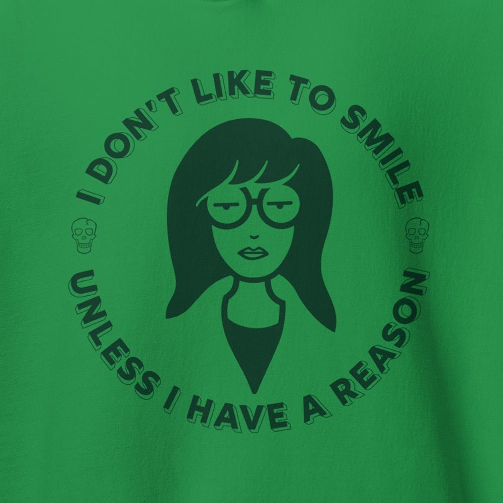 Daria Don't Like To Smile Adult Hoodie - Paramount Shop