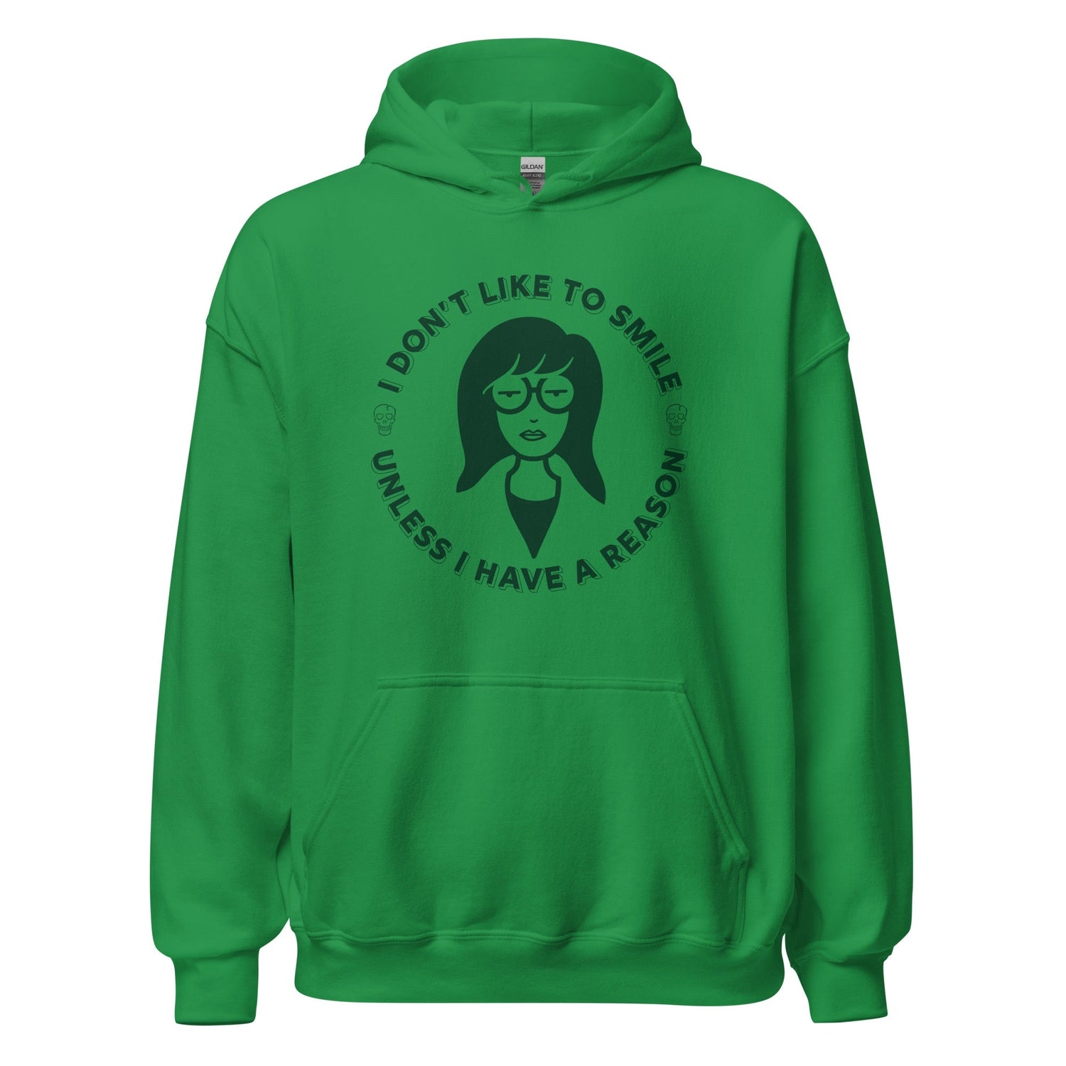 Daria Don't Like To Smile Adult Hoodie - Paramount Shop